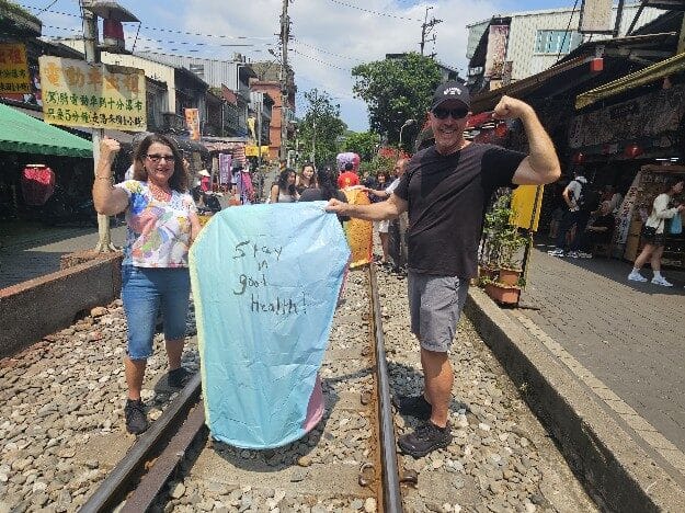 Sky Lantern Release, Shifen, Taiwan – New Taipei – photo 3